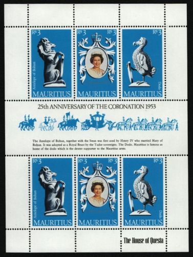 Mauritius 1978 - Mi-Nr. 456-458 ** - MNH - KLB - Krönung Queen Elizabeth II