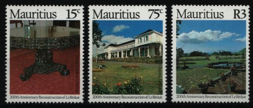 Mauritius 1978 - Mi-Nr. 467-469 ** - MNH - Châteu le Réduit
