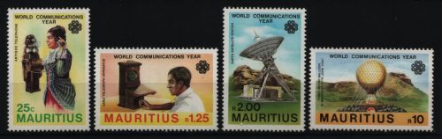 Mauritius 1983 - Mi-Nr. 558-561 ** - MNH - Weltkommunikationsjahr