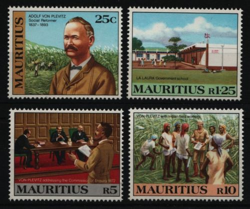 Mauritius 1983 - Mi-Nr. 575-578 ** - MNH - Adolf von Plevitz