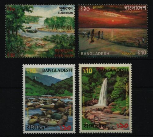 Bangladesch 1993 - Mi-Nr. 449-452 ** - MNH - Natur & Landschaften