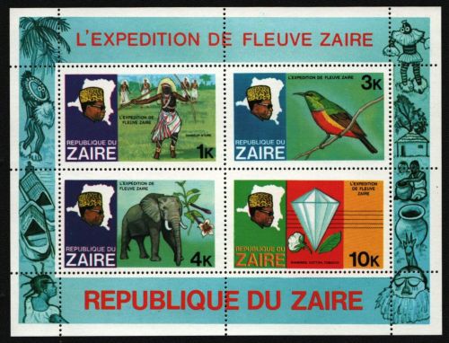 Kongo-Zaire 1979 - Mi-Nr. Block 23 ** - MNH - Tiere / Animals