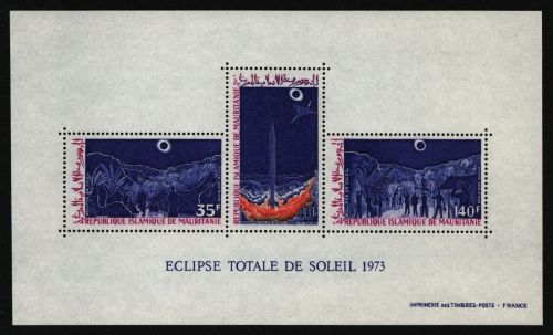 Mauretanien 1973 - Mi-Nr. Block 11 ** - MNH - Sonnenfinsternis