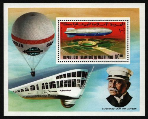 Mauretanien 1976 - Mi-Nr. Block 15 A ** - MNH - Zeppelin