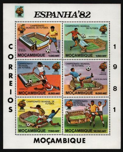 Mosambik 1981 - Mi-Nr. Block 8 ** - MNH - Fußball / Soccer