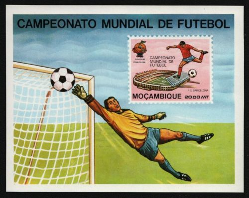 Mosambik 1981 - Mi-Nr. Block 10 ** - MNH - Fußball / Soccer