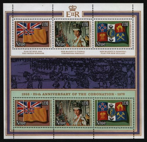 Niue 1978 - Mi-Nr. 202-207 ** - MNH - KLB - Queen Elizabeth II