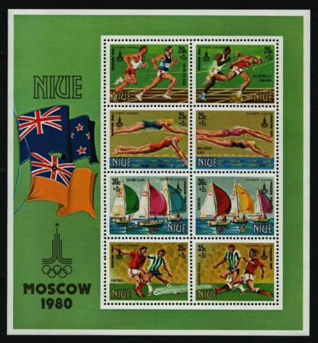 Niue 1980 - Mi-Nr. Block 38 ** - MNH - Olympia Moskau