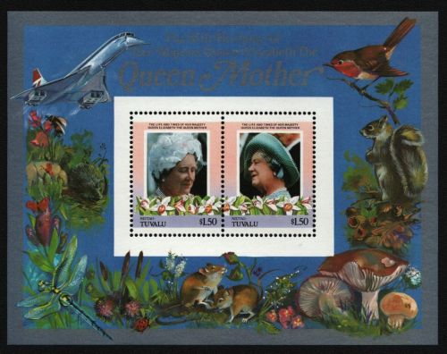 Tuvalu - Niutao 1985 - Mi-Nr. Block 2 ** - MNH - 85. Geburtstag Queen Mum