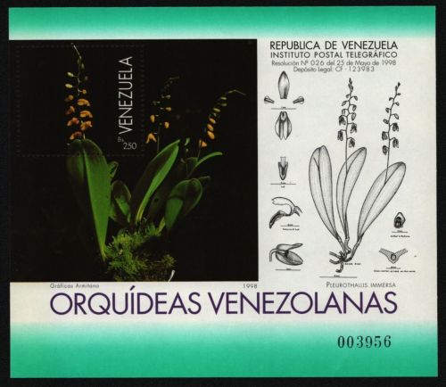 Venezuela 1998 - Mi-Nr. Block 58 ** - MNH - Orchideen / Orchids