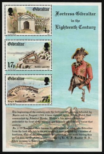 Gibraltar 1983 - Mi-Nr. Block 8 ** - MNH - Festung