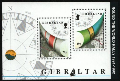 Gibraltar 1992 - Mi-Nr. Block 17 ** - MNH - Segelregatta
