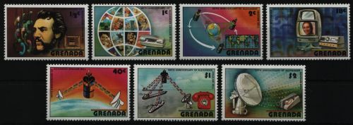 Grenada 1976 - Mi-Nr. 814-820 ** - MNH - 100 Jahre Telefon