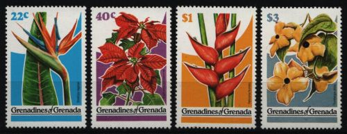 Grenada-Grenadinen 1979 - Mi-Nr. 320-323 ** - MNH - Blumen / Flowers