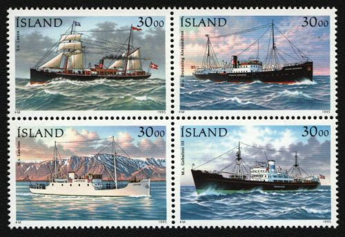 Island 1995 - Mi-Nr. 828-831 ** - MNH - Schiffe / Ships