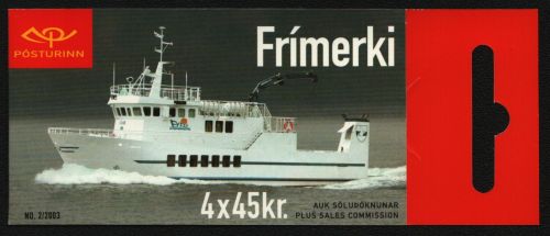 Island 2003 - Mi-Nr. 1034-1035 ** - MNH - Heft - Schiffe / Ships