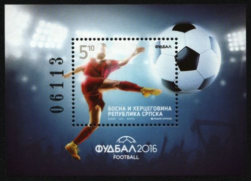Serbische Republik 2016 - Mi-Nr. Block 32 ** - MNH - Fußball / Soccer