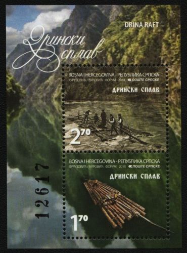 Serbische Republik 2018 - Mi-Nr. Block 38 ** - MNH - Flößerei - Dina