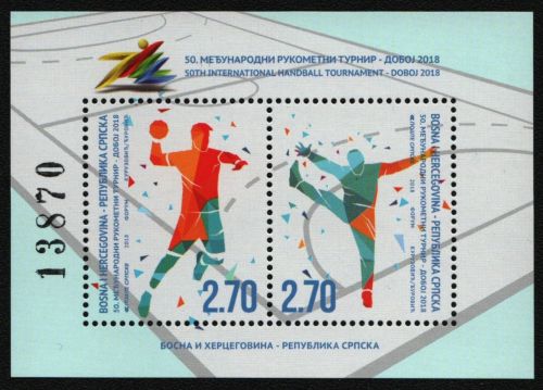 Serbische Republik 2018 - Mi-Nr. Block 39 ** - MNH - Handball