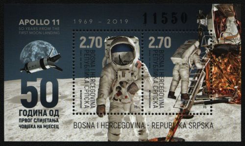 Serbische Republik 2019 - Mi-Nr. Block 42 ** - MNH - Raumfahrt / Space
