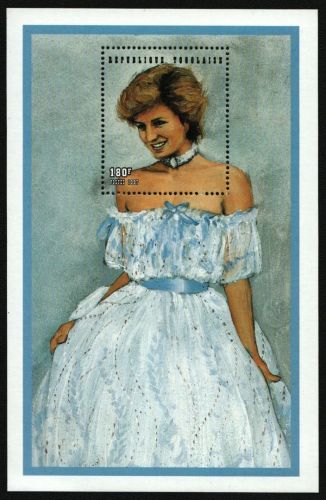 Togo 1997 - Mi-Nr. 2580 ** - MNH - als Block - Prinzessin Diana