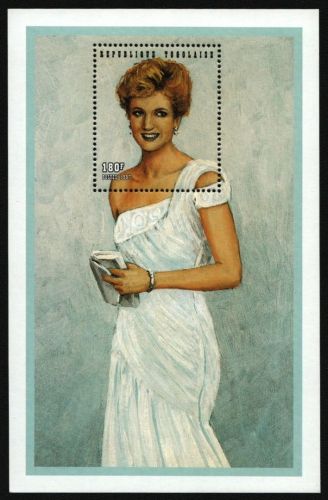 Togo 1997 - Mi-Nr. 2584 ** - MNH - als Block - Prinzessin Diana