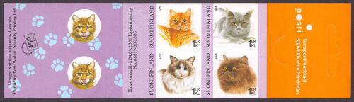 Finnland 2006 - Mi-Nr. 1801-1804 ** - MNH - Heft - Katzen / Cats