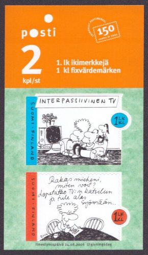 Finnland 2006 - Mi-Nr. 1812-1813 ** - MNH - Heft - Karikaturen
