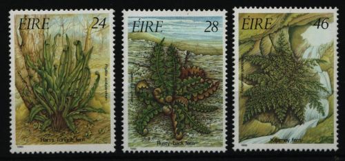 Irland 1986 - Mi-Nr. 586-588 ** - MNH - Farne / Ferns