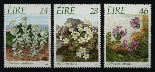 Irland 1988 - Mi-Nr. 654-656 ** - MNH - Blumen / Flowers