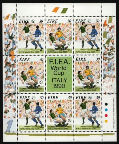 Irland 1990 - Mi-Nr. 712-713 ** - MNH - KLB - Fußball / Soccer