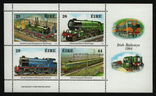 Irland 1984 - Mi-Nr. Block 5 ** - MNH - Eisenbahn / Trains
