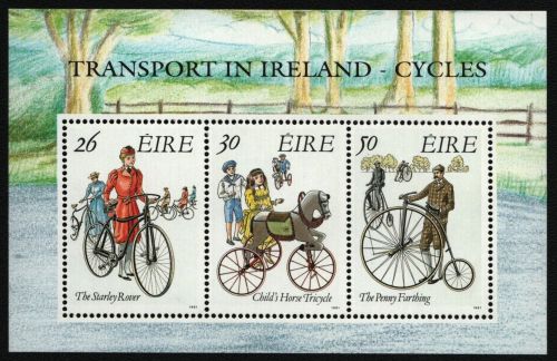 Irland 1991 - Mi-Nr. Block 8 ** - MNH - Fahrräder / Bikes