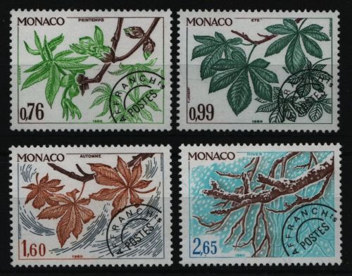 Monaco 1980 - Mi-Nr. 1410-1413 ** - MNH - Pflanzen / Plants