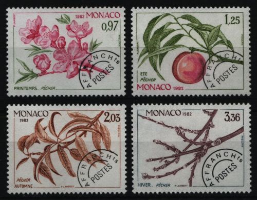 Monaco 1982 - Mi-Nr. 1516-1519 ** - MNH - Pflanzen / Plants