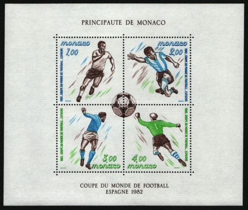 Monaco 1982 - Mi-Nr. Block 20 ** - MNH - Fußball / Soccer