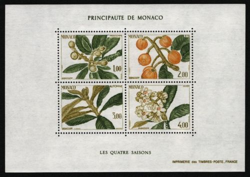Monaco 1985 - Mi-Nr. Block 29 ** - MNH - Pflanzen / Plants