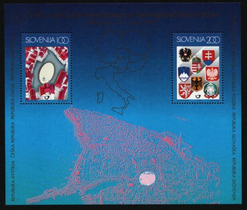 Slowenien 1997 - Mi-Nr. Block 5 ** - MNH - Treffen von Staatspräsidenten