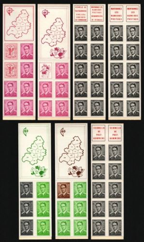 Belgien 1960-1970 - Lot Markenheftchen - Freimarken
