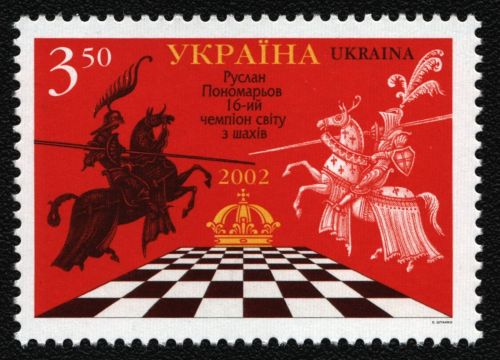 Ukraine 2002 - Mi-Nr. 498 ** - MNH - Schach / Chess