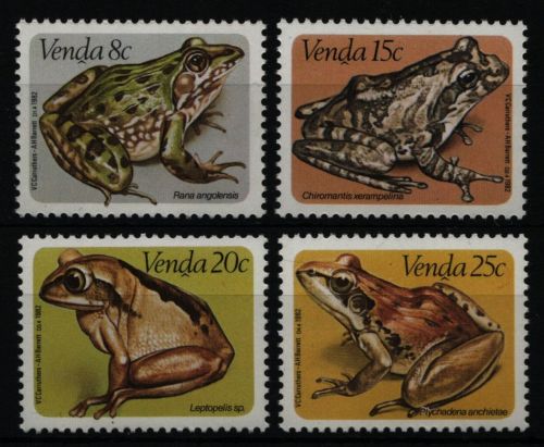 Venda 1982 - Mi-Nr. 66-69 ** - MNH - Frösche / Frogs