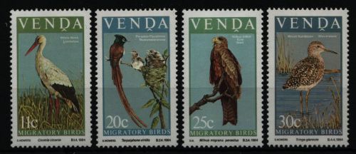 Venda 1984 - Mi-Nr. 91-94 ** - MNH - Vögel / Birds