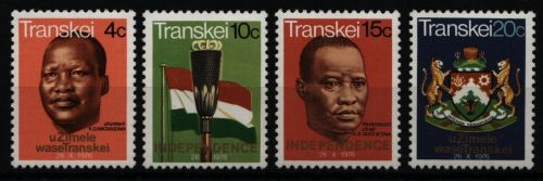Transkei 1976 - Mi-Nr. 18-21 ** - MNH - Unabhängigkeit / Independence