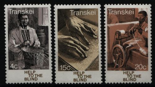 Transkei 1977 - Mi-Nr. 30-32 ** - MNH - Blindenhilfe