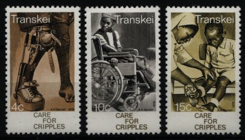 Transkei 1978 - Mi-Nr. 45-47 ** - MNH - Behindertenhilfe