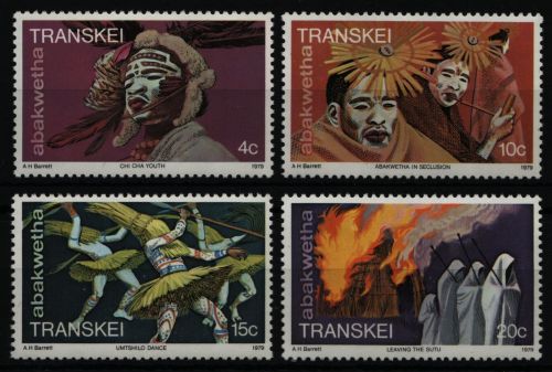 Transkei 1979 - Mi-Nr. 48-51 ** - MNH - Abakwetha