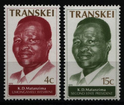 Transkei 1979 - Mi-Nr. 52-53 ** - MNH - Kaiser Daliwonga Matanzima