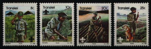 Transkei 1982 - Mi-Nr. 103-106 ** - MNH - Pfadfinder / Scouts