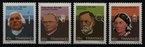 Transkei 1983 - Mi-Nr. 124-127 ** - MNH - Mediziner