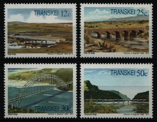 Transkei 1985 - Mi-Nr. 168-171 ** - MNH - Brücken / Bridges